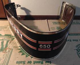 2657a3 Mercury Vintage Kiekhaefer 650 65 Hp Outboard Middle Wrap Around Cowl Euc