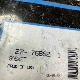 27-76862 Mercury New Oem Gasket Nos