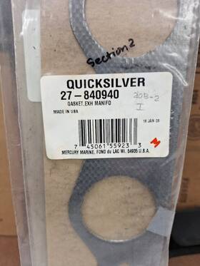 27-840940 Mercury Marine Gasket