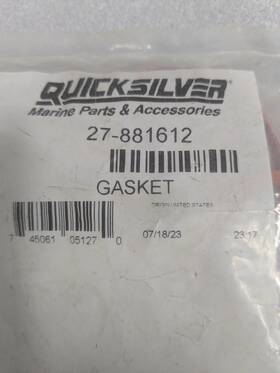 27-881612 Mercury New Oem Oil Pan Gasket