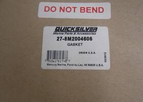 27-8m2004606 Mercury Quicksilver Nos Elbow To Manifold Gasket 8m2004606 S1