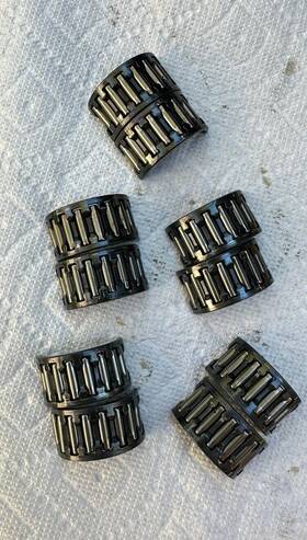 31-8m0045428 Mercury 31-17514a1 Used Lot Of Connecting Rod Bearing 2.5l Optimax Dfi 17514a1