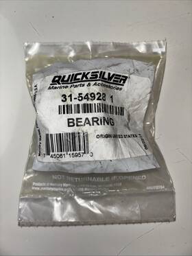 31-54928 Mercury 1 New Genuine Oem Quicksilver Bearing 54928 Lot D6-1