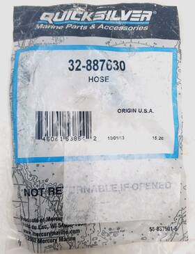 32-887630 Mercury Quicksilver Hose Molded Oem/genuine