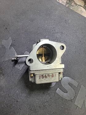 3301-821946a6 Mercury # Bottom Carburetor #3 Wme 28 Mariner 60hp 3 Cyl Outboard
