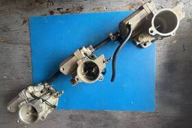 3301-824894-c Mercury 115hp 2 Stroke Inline Carburetor Set Wmk41 1-3a