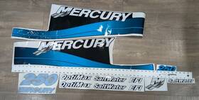 37-855412a00 Mercury Mercruiser Quicksilver Oem Part # Decal Set Nos Nla