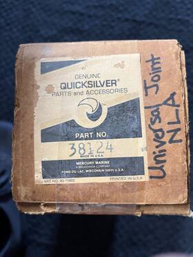 38124 Mercury Quicksilver 60 Renault Universal Joint 65-68 New Old Stock Nla