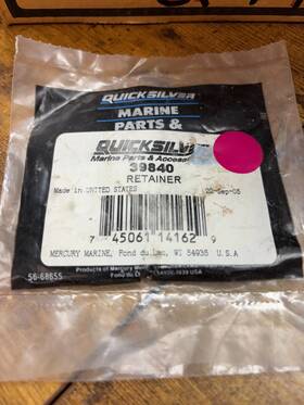 39840 Mercury Quicksilver Retainer