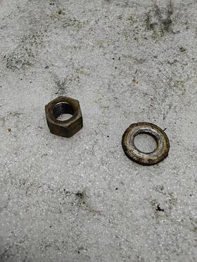 42979 Mercury Flywheel Nut 115hp 1993 K5