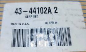 43-44102a2 Mercury Quicksilver Gear Set 43-44102a 2 New Oem