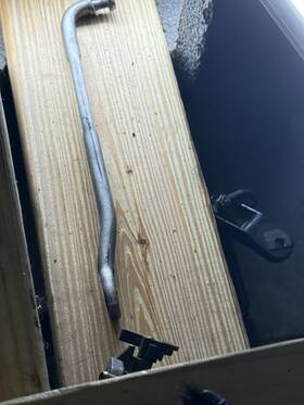 43415 Mercury Marine Reverse Lock Push Rod Inch Off A 1987 50 Hp 2 Stroke 3 Cyl