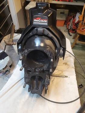 480715 Mercury Mercruiser 470 Pre Alpha Transom Out Drive Gimbal Housing Assembly