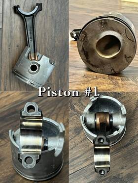 647-822372-2 Mercury Optimax 200/225hp Piston Set With Caps And Bearings