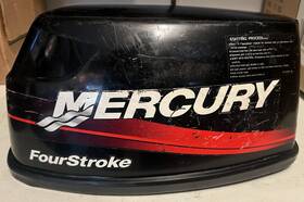 803580-t1 Mercury Ome Mariner Outboard 4-6hp 4-stroke Upper Hood Cover Cowl Assy 803580t1