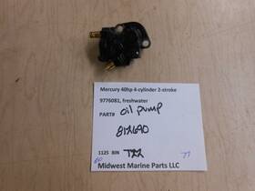812690 Mercury 40hp 4cyl 2stroke Outboard Oil Pump T22