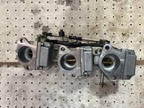 823799t7-t8-t9 Mercury 823799t7 40 Hp Carburetors Set Of 3 2000s 2-stroke Outboard