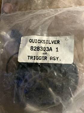 828303a Mercury Quicksilver Trigger Assembly For Outboard Motor #