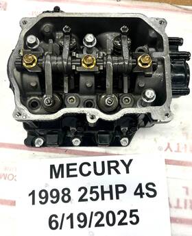 830271t4 Mercury 25 Hp 4 Stroke Cylinder Head Assembly Pn Fits 1998 Freshwater