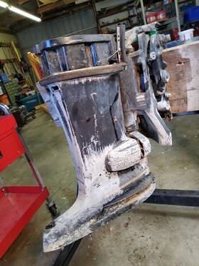 8m0041936 Mercury 8394a 7513a 8599a6 45hp Midsection 1988 Swivel Bracket Driveshaft Housing Clamp K8