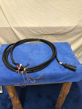 84-812475a19 Mercury Quicksilver 9 Pin Dash Wiring Harness Oem Used Good Condish