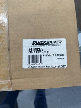 84-m9377 Mercury Mercury/quicksilver Cable Assy