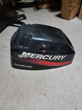 854654a3 Mercury 1995-99 Top Cowling Engine Cover Hood 8 9.9 Hp 4 Stroke 2 Cyl