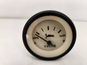 859693-1 Mercury Outboard Trim Tilt Indicator Gauge Lighted White Face
