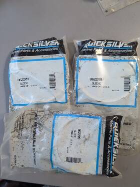 862209 Mercury 3 Quicksilver Oem Bellows Sleeves Nos