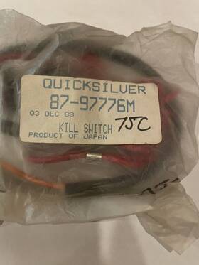 87-97776m Mercury Quicksilver Kill S/w Oem # 87 - 97776m R336