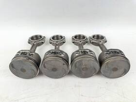 893524t08 Mercury 2004 60 Hp 4 Stroke Outboard Piston And Connecting Rod Set Oem