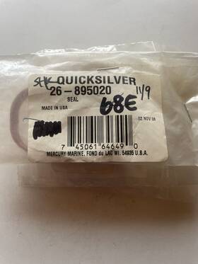 26-895020 Mercury 895020 Oem Outboard Quicksilver Seal R630