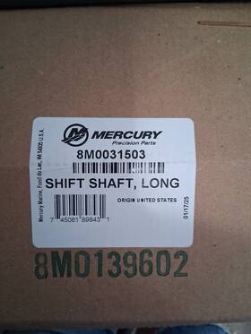 8m0031503 Mercury Oem Part Shift Shaft Long