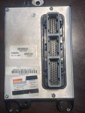 8m0048157 Mercury 8m0076389 Verado 300 Hp Pcm Ecu 8m0031299 Pcm0802 Condition Unknown