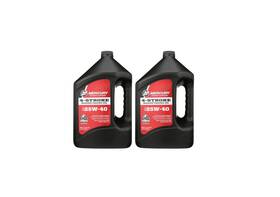8m0078628 Mercury 2 Pack - Oem Sae 25w-40 4-stroke Marine Engine Oil 1 Gallon