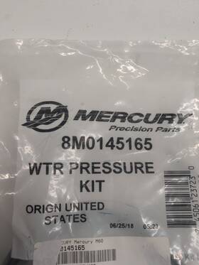 8m0145165 Mercury Oem Water Pressure Kit Pn