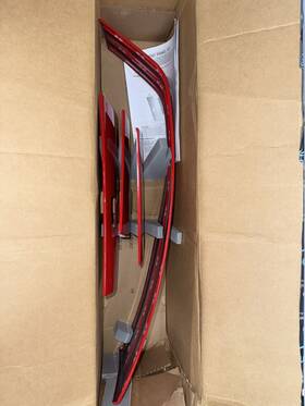 8m0147687 Mercury Racing 300r V6 V8 Outboard Cowling Cowl Accent Panel Kit Devil Red Set