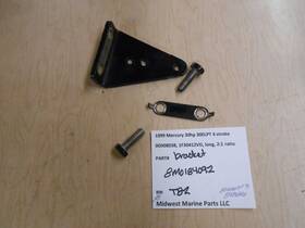 8m0184092 Mercury 1999 30hp 30elpt 4s 0g908038 Steering Bracket T82