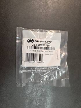 22-8m0207780 Mercury 8m0207780 New Fitting