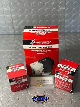 8m0207807 Mercury Marine Quicksilver 100 Hour Maintenance Kit 350/400 Hp V10 Oem