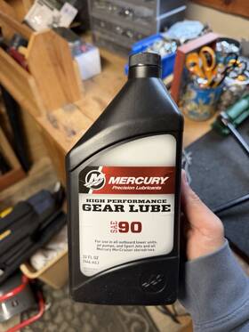 8m0222063 Mercury Sae 90 High Performance Gear Lube Quart