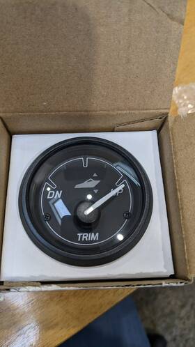 79-8m6020030 Mercury 8m6020030 Mercury-mercruiser Power Trim Gauge Blk/blk