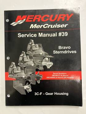 90-865612031 Mercury 2007 Mercruiser #39 3c-f Gear Housing Service Manual