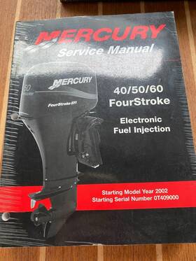 90-883065 Mercury 2001 Marine 40/50/60 Fourstroke Efi Factory Service Manual