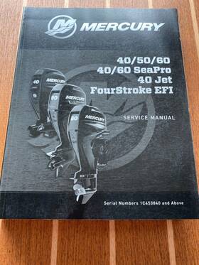 90-8m0105570 Mercury Service Manual 45/50/60 40/60 40 Jet 4-stroke Efi