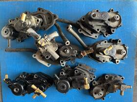 90725 Mercury Outboard Fuel Pumps Lot Of 7 Inner Plates Parts Only