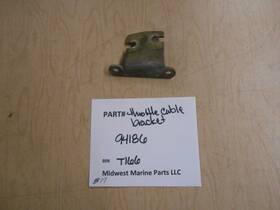 6402629 Mercury 94186 1983 25hp Outboard Throttle Cable Bracket T166