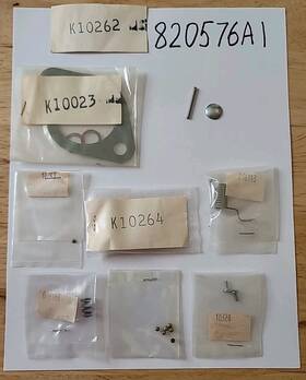 820576a1 Mercury Fk-10262 Nos Oem Quicksilver Carburetor Repair Kit Fk10262 Replaced By
