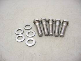 19925150 Mercury Force Oem 70 Hp Gearcase Bolts Fits 1991-1995 3 Cyl Qty Of 5