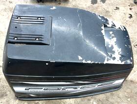 819747a7 Mercury / Force Outboard Graphite Gray Top Cowl Engine Support Pan 90-120 Hp